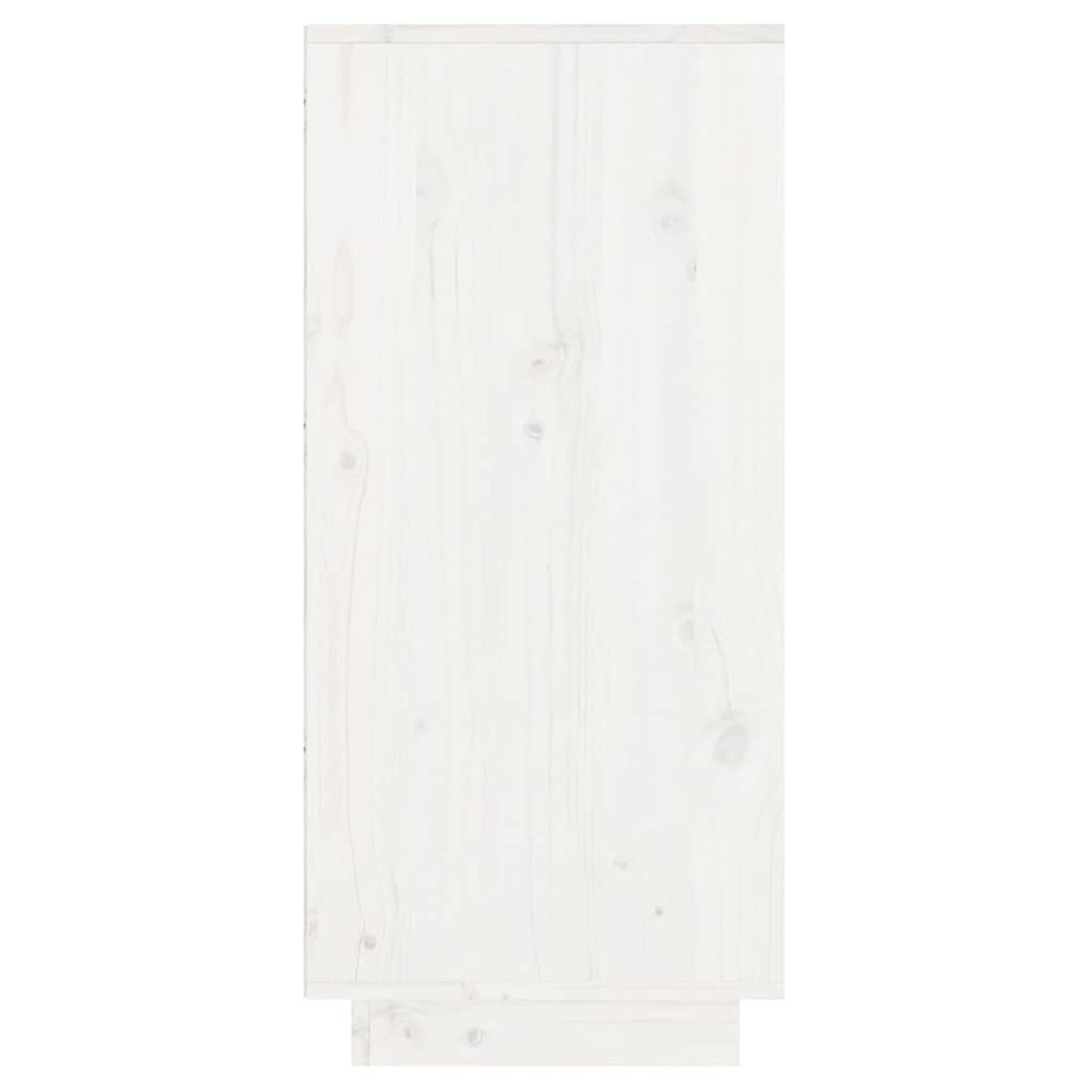 vidaXL Ντουλάπι Κονσόλα Λευκό 60 x 34 x 75 εκ. από Μασίφ Ξύλο Πεύκου