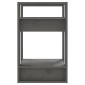 vidaXL Βιβλιοθήκη/Διαχωριστικό Χώρου Γκρι 41x35x57 εκ. Μασίφ Πεύκο