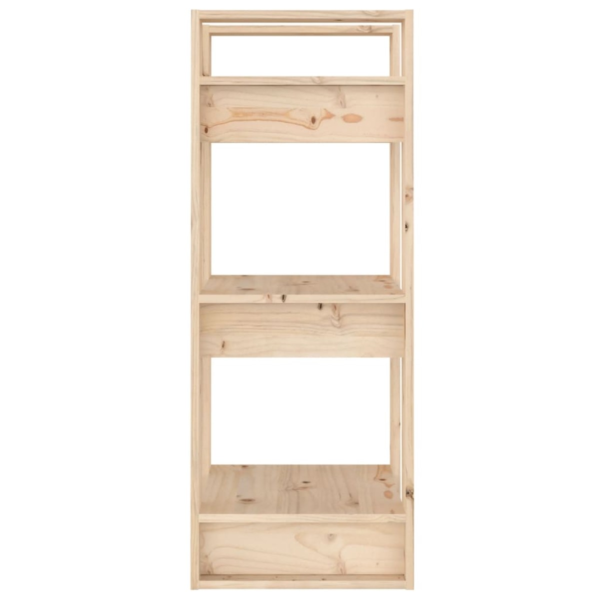 vidaXL Βιβλιοθήκη/Διαχωριστικό Χώρου 41x35x91 εκ. Μασίφ Ξύλο Πεύκου