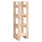 vidaXL Βιβλιοθήκη/Διαχωριστικό Χώρου 41x35x125 εκ. Μασίφ Ξύλο Πεύκου