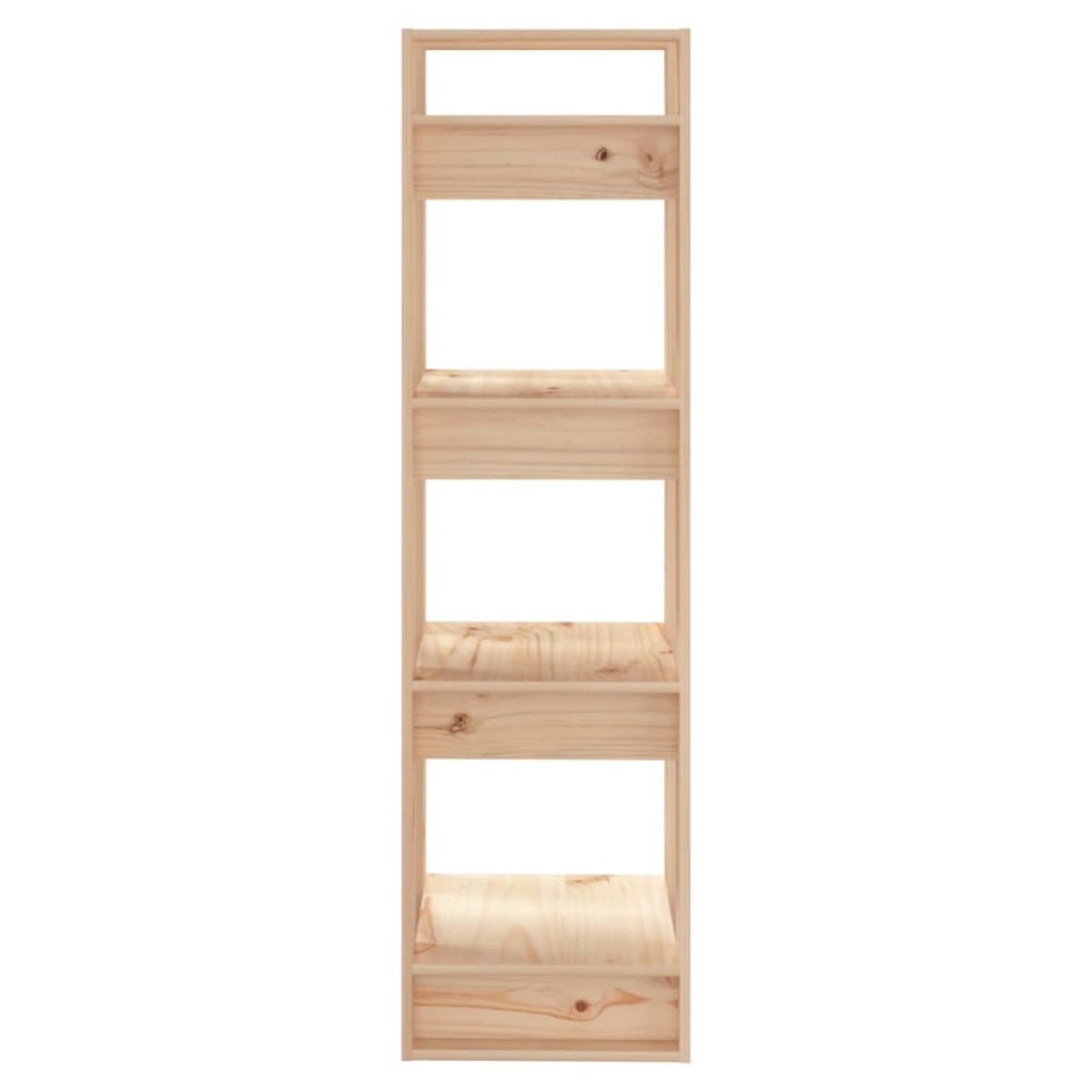 vidaXL Βιβλιοθήκη/Διαχωριστικό Χώρου 41x35x125 εκ. Μασίφ Ξύλο Πεύκου