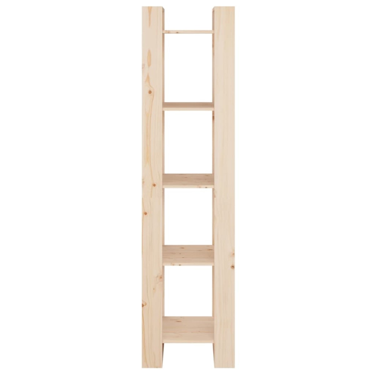 vidaXL Βιβλιοθήκη/Διαχωριστικό Χώρου 41x35x160 εκ. Μασίφ Ξύλο Πεύκου
