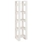 vidaXL Βιβλιοθήκη/Διαχωριστικό Χώρου Λευκό 41x35x160 εκ. Μασίφ Πεύκο