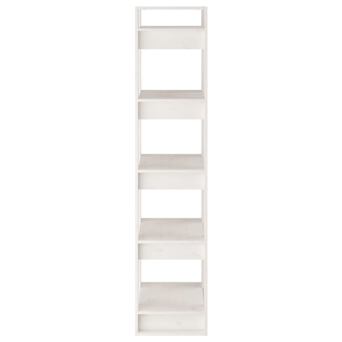 vidaXL Βιβλιοθήκη/Διαχωριστικό Χώρου Λευκό 41x35x160 εκ. Μασίφ Πεύκο