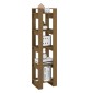 vidaXL Βιβλιοθήκη/Διαχωριστικό Χώρου Μελί 41x35x160 εκ. Μασίφ Πεύκο