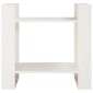 vidaXL Βιβλιοθήκη/Διαχωριστικό Χώρου Λευκό 60x35x57 εκ. Μασίφ Πεύκο
