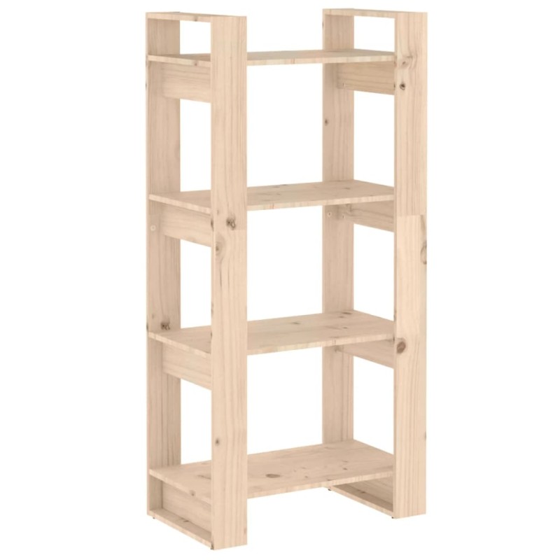 vidaXL Βιβλιοθήκη/Διαχωριστικό Χώρου 60x35x125 εκ. Μασίφ Ξύλο