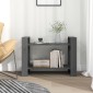 vidaXL Βιβλιοθήκη/Διαχωριστικό Χώρου Γκρι 80x35x56,5 εκ. Μασίφ Πεύκο