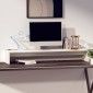 vidaXL Βάση Οθόνης Λευκή 100 x 27 x 15 εκ. από Μασίφ Ξύλο Πεύκου