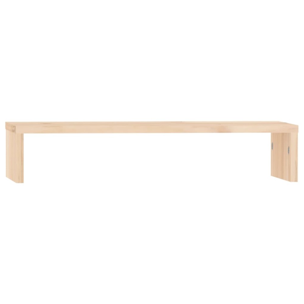 vidaXL Βάση Οθόνης 50 x 27 x 10 εκ. από Μασίφ Ξύλο Πεύκου