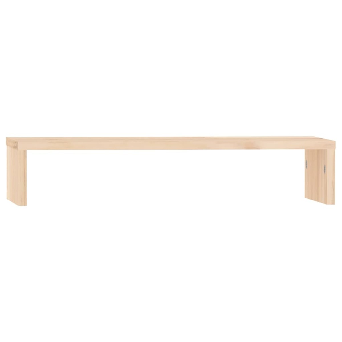 vidaXL Βάση Οθόνης 50 x 27 x 10 εκ. από Μασίφ Ξύλο Πεύκου