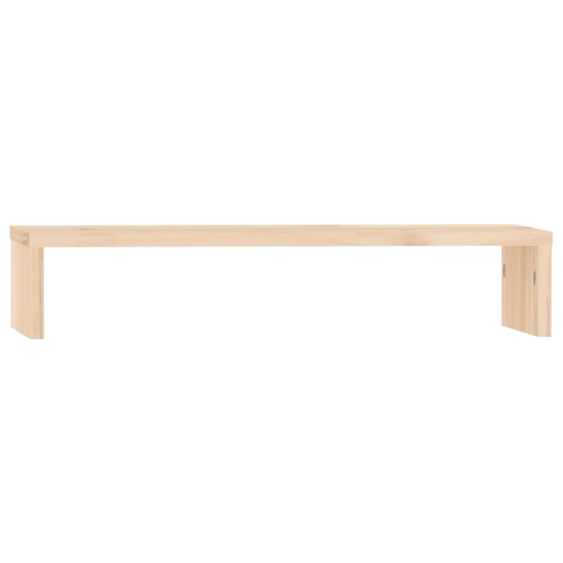 vidaXL Βάση Οθόνης 50 x 27 x 10 εκ. από Μασίφ Ξύλο Πεύκου