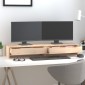 vidaXL Βάση Οθόνης 100x27x15 εκ. από Μασίφ Ξύλο Πεύκου