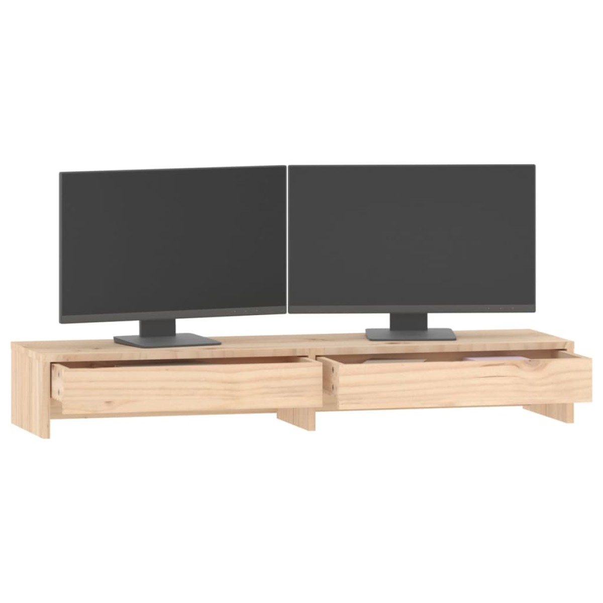 vidaXL Βάση Οθόνης 100x27x15 εκ. από Μασίφ Ξύλο Πεύκου