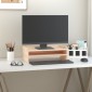 vidaXL Βάση Οθόνης 50 x 24 x 16 εκ. από Μασίφ Ξύλο Πεύκου