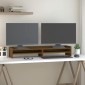 vidaXL Βάση Οθόνης Καφέ Μελί 100 x 24 x 16 εκ. από Μασίφ Ξύλο Πεύκου