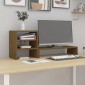 vidaXL Βάση Οθόνης Καφέ 81x20x30 εκ. από Μασίφ Ξύλο Πεύκου