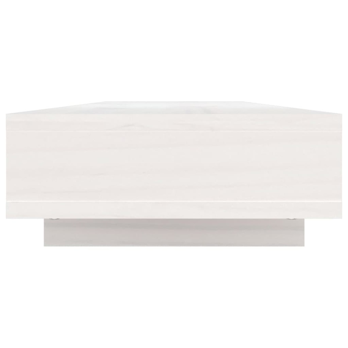 vidaXL Βάση Οθόνης Λευκή 100x27x14 εκ. από Μασίφ Ξύλο Πεύκου