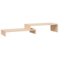 vidaXL Βάση Οθόνης (52-101) x 22 x 14 εκ. από Μασίφ Ξύλο Πεύκου