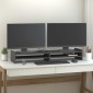 vidaXL Βάση Οθόνης Γκρι 100 x 27 x 15 εκ. από Μασίφ Ξύλο Πεύκου