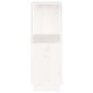 vidaXL Βιβλιοθήκη/Διαχωριστικό Χώρου Λευκό 51x25x70 εκ. Μασίφ Πεύκο