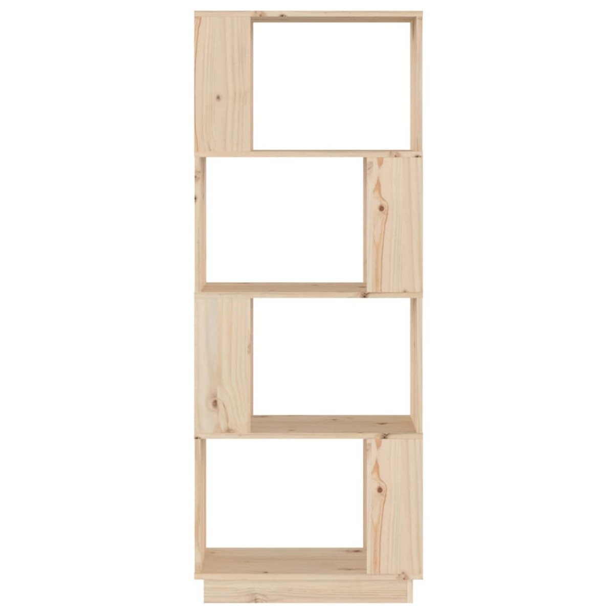 vidaXL Βιβλιοθήκη/Διαχωριστικό Χώρου 51x25x132 εκ. Μασίφ Ξύλο Πεύκου
