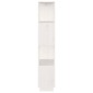 vidaXL Βιβλιοθήκη/Διαχωριστικό Χώρου Λευκό 51x25x132 εκ. Μασίφ Πεύκο