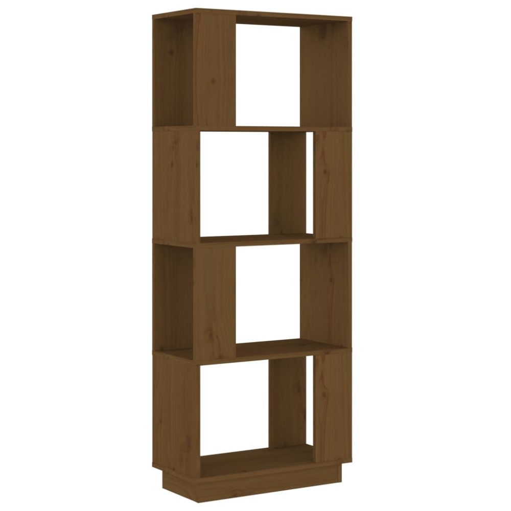 vidaXL Βιβλιοθήκη/Διαχωριστικό Χώρου Μελί 51x25x132 εκ. Μασίφ Πεύκο