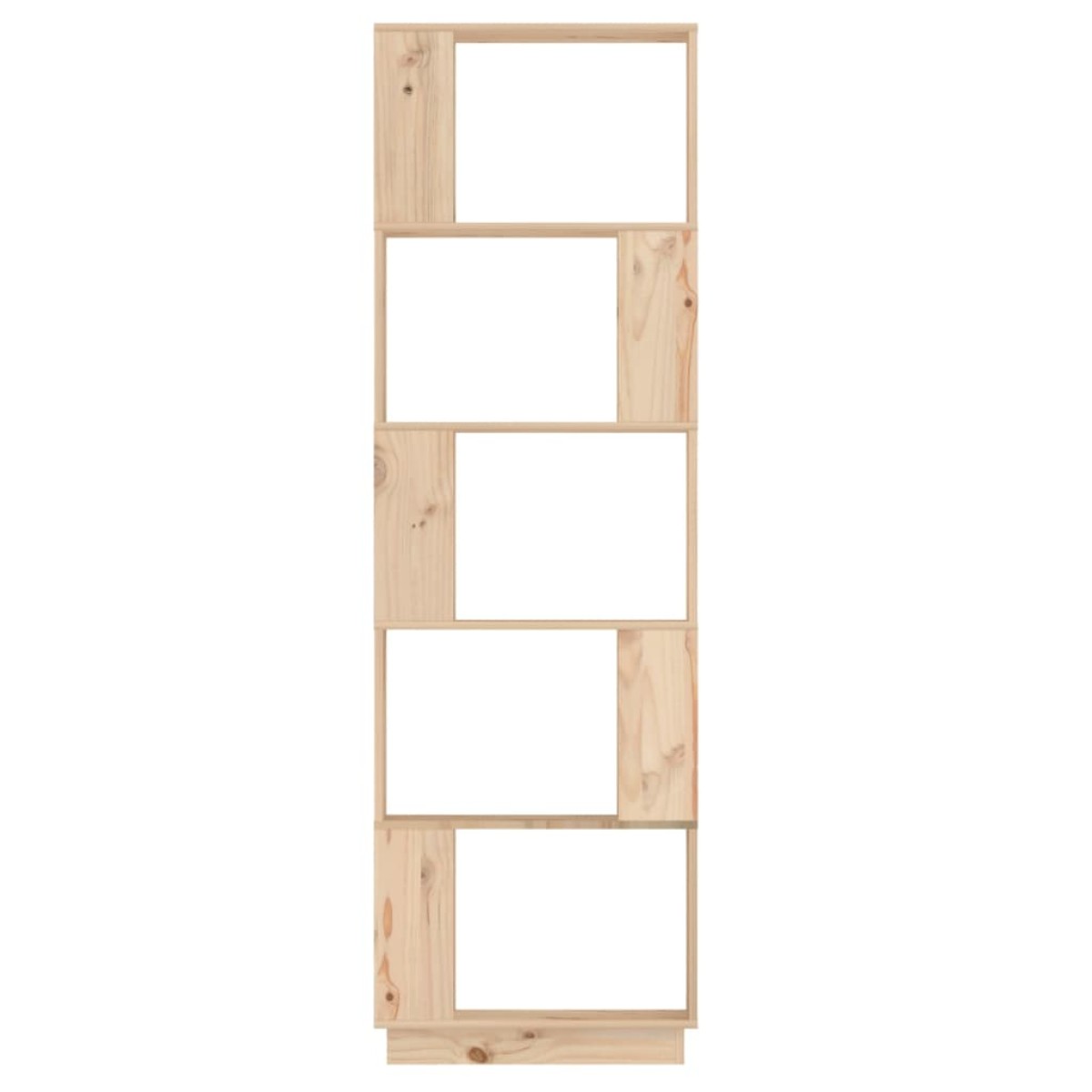 vidaXL Βιβλιοθήκη/Διαχωριστικό Χώρου 51x25x163,5 εκ. Μασίφ Ξύλο Πεύκου
