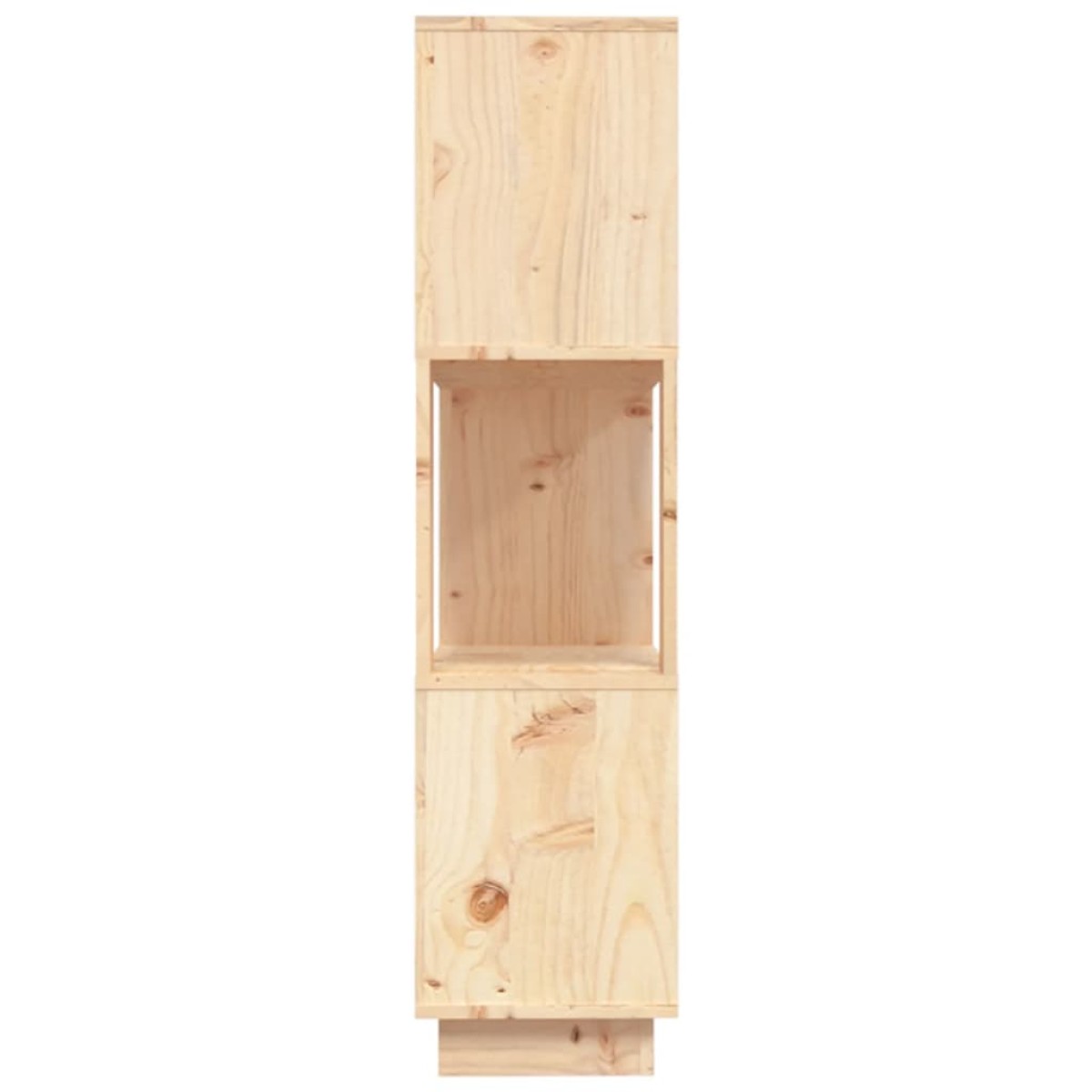 vidaXL Βιβλιοθήκη/Διαχωριστικό Χώρου 80x25x101 εκ. Μασίφ Ξύλο Πεύκου