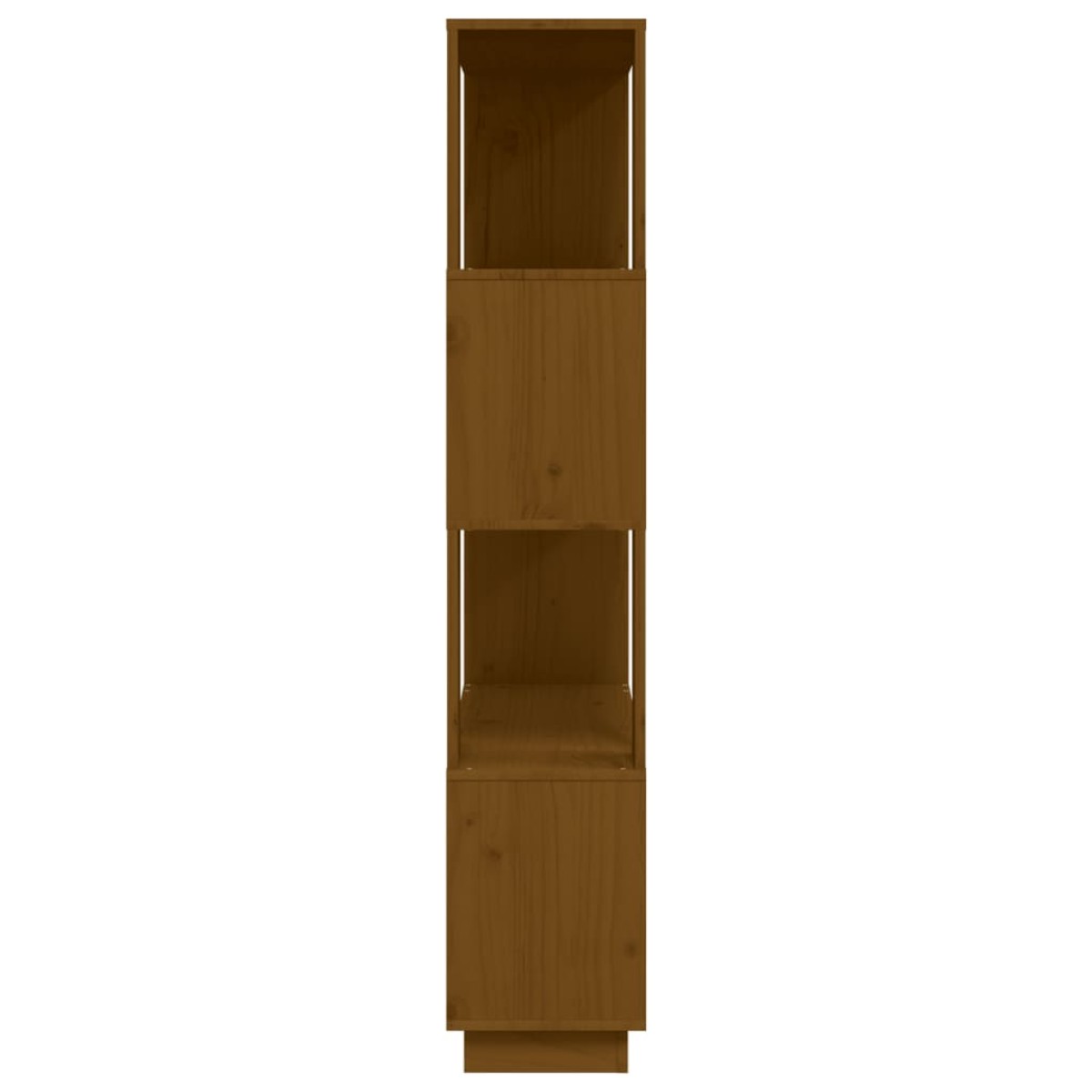 vidaXL Βιβλιοθήκη/Διαχωριστικό Χώρου Μελί 80x25x132 εκ. Μασίφ Ξύλο