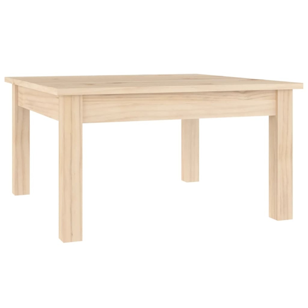 vidaXL Τραπεζάκι Σαλονιού 55 x 55 x 30 εκ. από Μασίφ Ξύλο Πεύκου