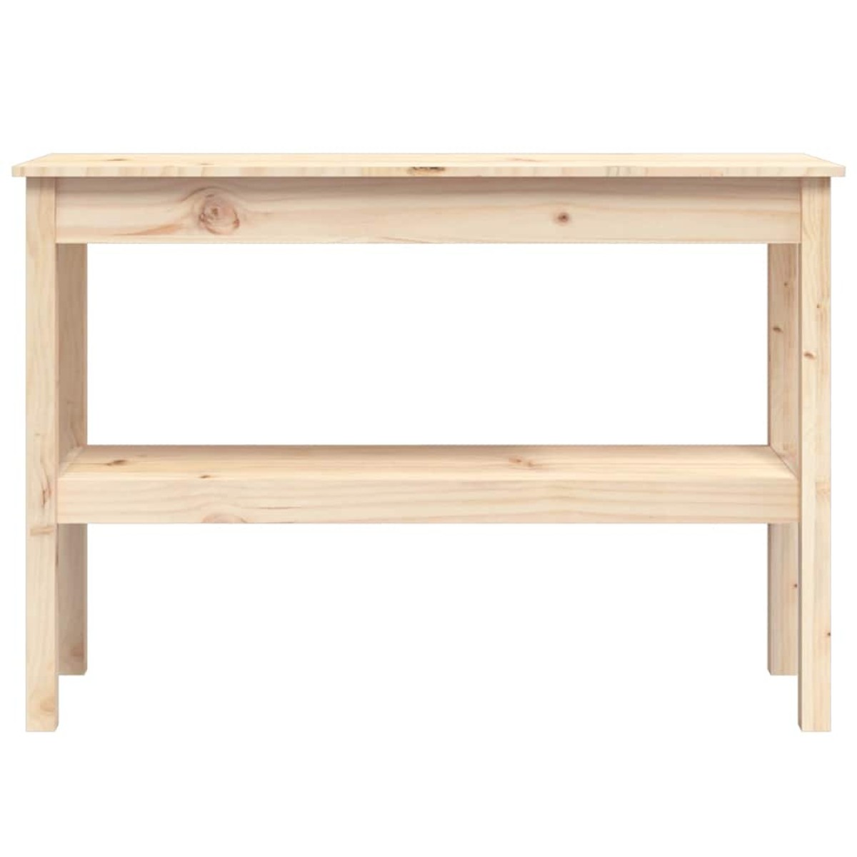 vidaXL Τραπέζι Κονσόλα 110 x 40 x 75 εκ. από Μασίφ Ξύλο Πεύκου