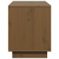 vidaXL Έπιπλο Τηλεόρασης Καφέ Μελί 110,5x35x44εκ από Μασίφ Ξύλο Πεύκου