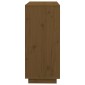 vidaXL Ντουλάπι Καφέ Μελί 74 x 35 x 80 εκ. από Μασίφ Ξύλο Πεύκου