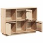 vidaXL Ντουλάπι 110,5x35x80 εκ. από Μασίφ Ξύλο Πεύκου