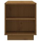 vidaXL Έπιπλο Τηλεόρασης Καφέ Μελί 110x35x40,5εκ από Μασίφ Ξύλο Πεύκου