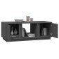 vidaXL Τραπεζάκι Σαλονιού Γκρι 110 x 50 x 40 εκ. από Μασίφ Ξύλο Πεύκου