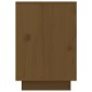 vidaXL Κομοδίνο Μελί 50 x 34 x 50 εκ. από Μασίφ Ξύλο Πεύκου