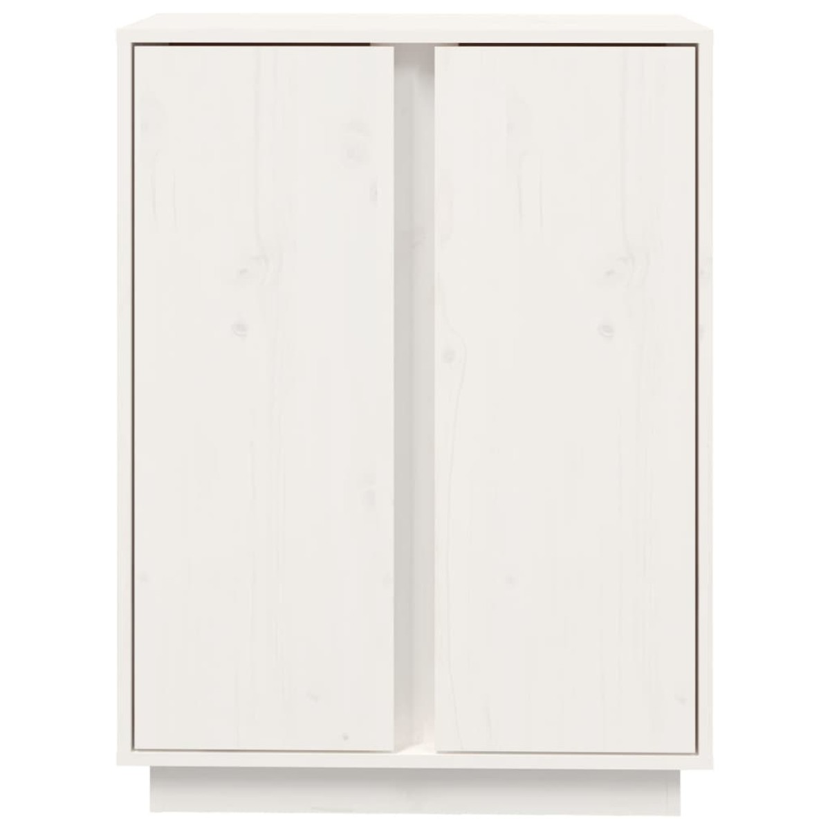vidaXL Συρταριέρα Λευκή 60x35x80 εκ. από Μασίφ Ξύλο Πεύκου