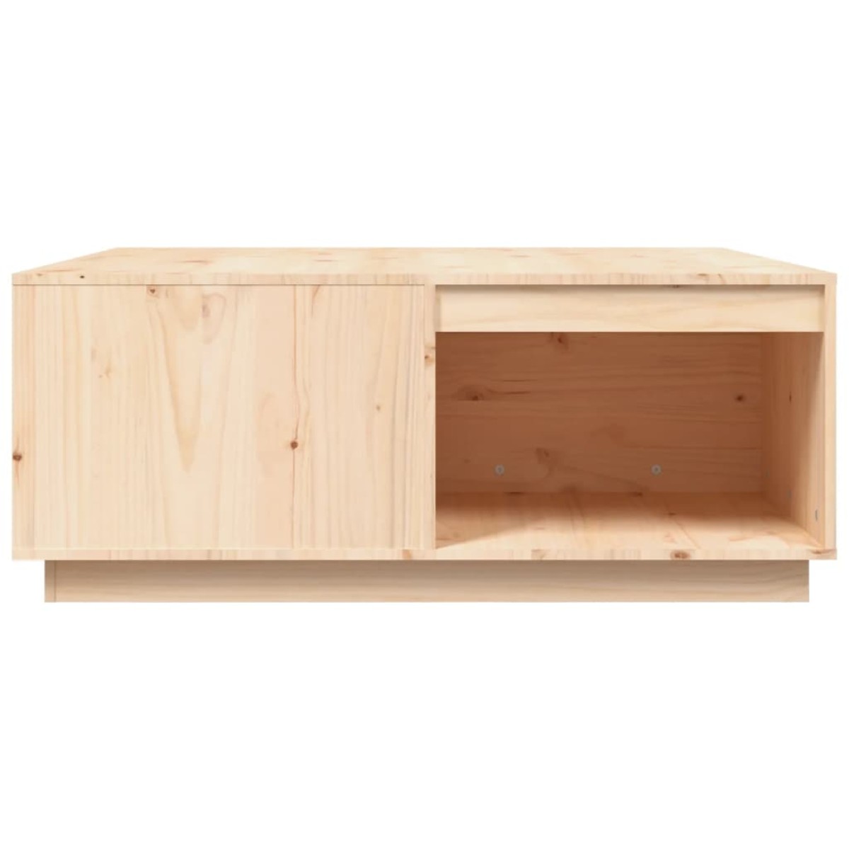 vidaXL Τραπεζάκι Σαλονιού 100 x 101 x 40,5 εκ. από Μασίφ Ξύλο Πεύκου