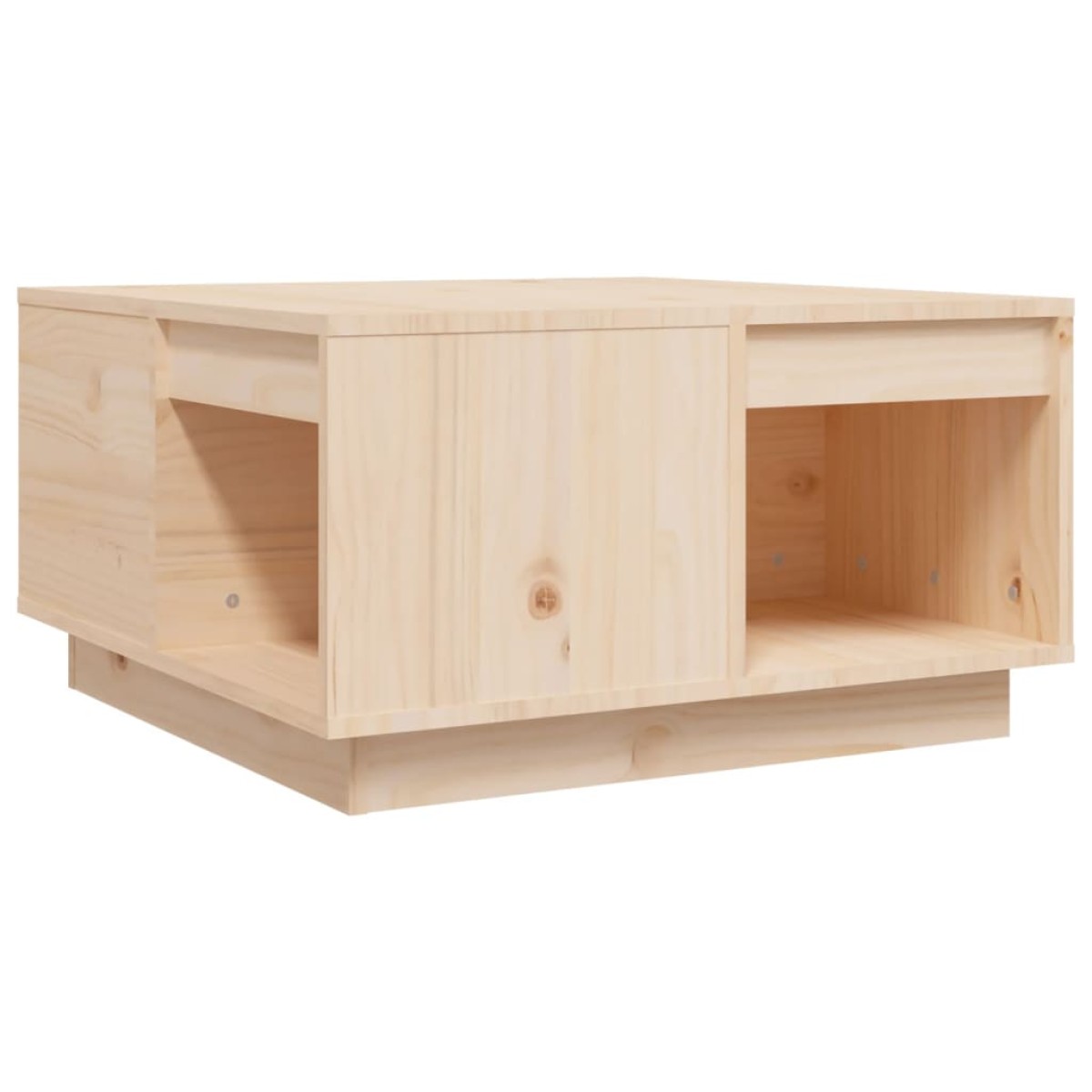 vidaXL Τραπεζάκι Σαλονιού 60x61x32,5 εκ. από Μασίφ Ξύλο Πεύκου