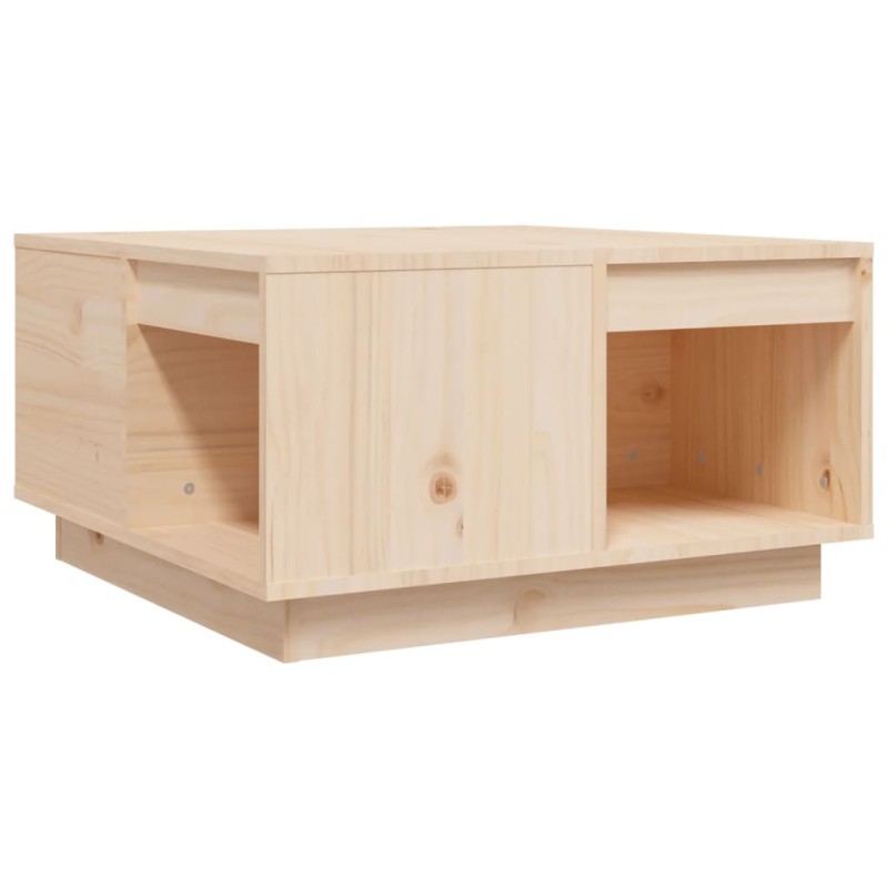 vidaXL Τραπεζάκι Σαλονιού 60x61x32,5 εκ. από Μασίφ Ξύλο Πεύκου