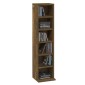vidaXL Έπιπλο για CD Καπνιστή Δρυς 21 x 20 x 88 εκ. Επεξεργασμένο Ξύλο