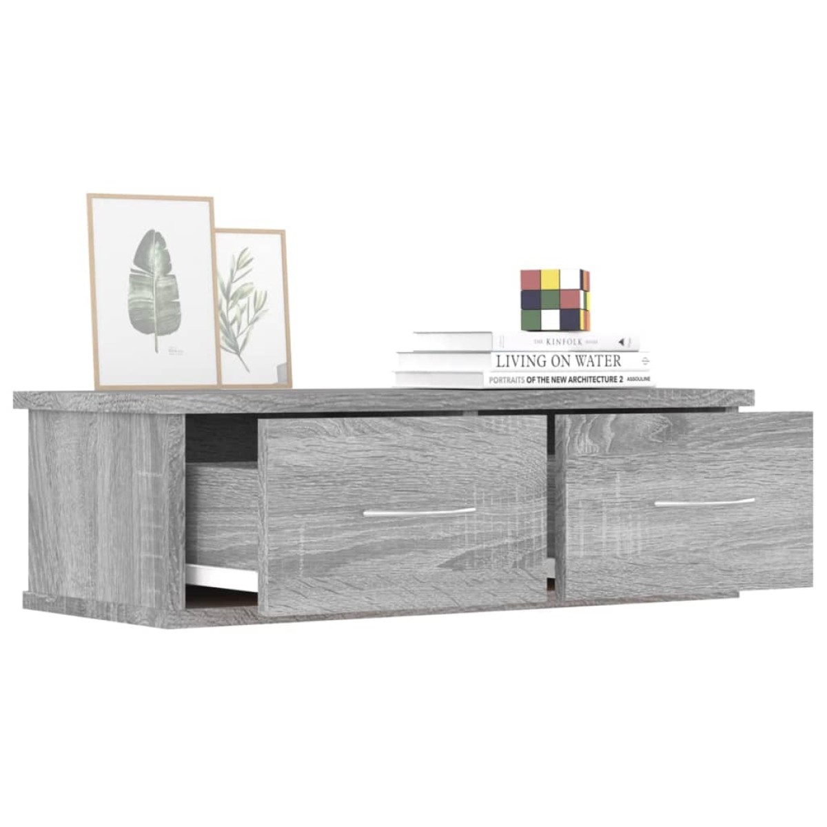 vidaXL Ντουλάπι Τοίχου Γκρι Sonoma 60x26x18,5 εκ. Επεξεργασμένο Ξύλο