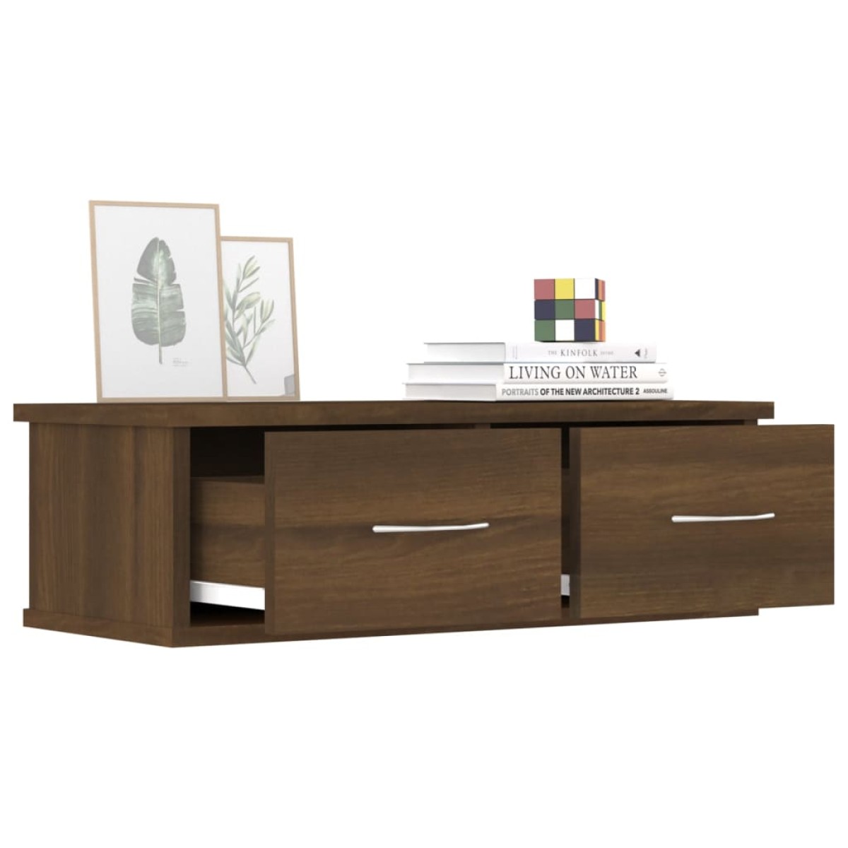 vidaXL Ντουλάπι Τοίχου Καφέ Δρυς 60x26x18,5 εκ. Επεξεργασμένο Ξύλο