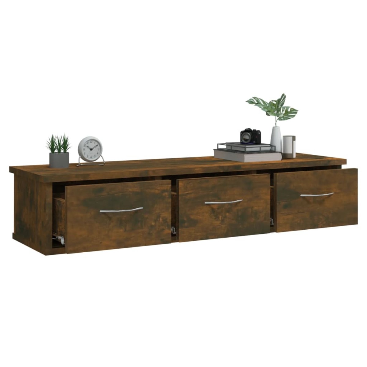 vidaXL Ντουλάπι Τοίχου Καπνιστή Δρυς 88x26x18,5 εκ. Επεξεργασμένο Ξύλο