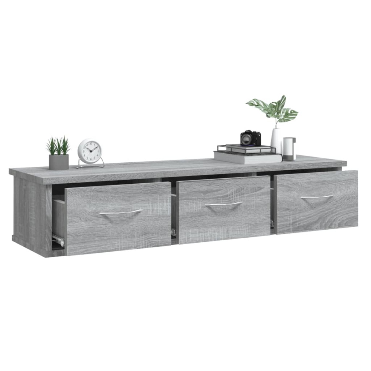 vidaXL Ντουλάπι Τοίχου Γκρι Sonoma 88x26x18,5 εκ. Επεξεργασμένο Ξύλο