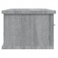 vidaXL Ντουλάπι Τοίχου Γκρι Sonoma 88x26x18,5 εκ. Επεξεργασμένο Ξύλο