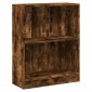 vidaXL Βιβλιοθήκη Καπνιστή Δρυς 60 x 24 x 74,5 εκ. Επεξεργασμένο Ξύλο